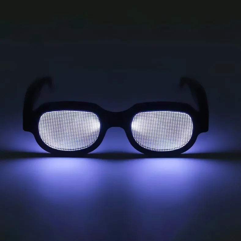LED Technology Luminous Glasses Conan Same Funny Personality Performance Glasses Cosplay Props KTV Bar Party Decoration