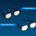 LED Glasses Anime Spoof Glasses Funny Anti-break LED Light Luminous Cosplay Eyewear Prop Party Club Glasses Christmas Gifts